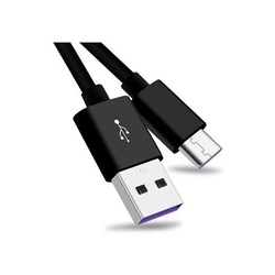 Kabel USB 3.1 C/M - USB 2.0 A/M, 5A, 1m, černý