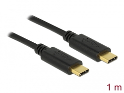 Kabel USB 2.0 Type-C/Type-C 1m, 5A, E-Marker
