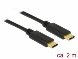 Kabel USB 2.0 Type-C/Type-C 2m, 5A, E-Marker