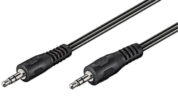 Kabel audio 3.5mm M/3.5mm M, 2,5m