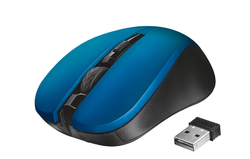 Myš TRUST Mydo Silent Click Wireless Mouse - blue