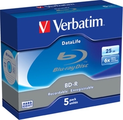 BD Verbatim BD-R SL(6x,25GB)NON-ID