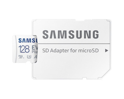 Micro SDXC Samsung 128GB EVO Plus + SD adaptér